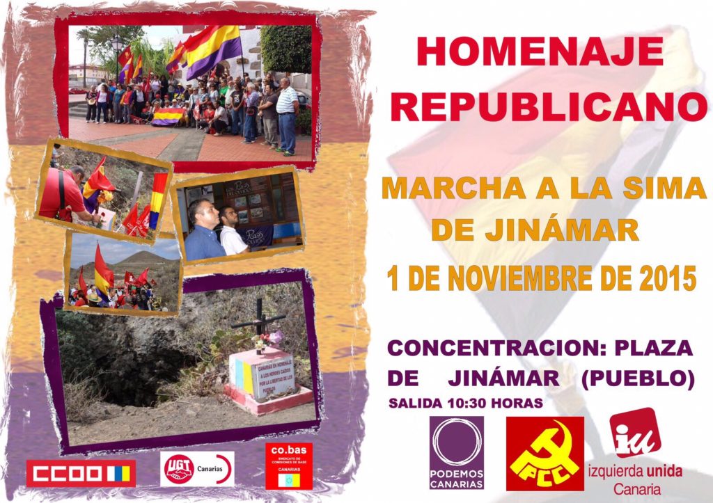 Cobas participa en la Marcha a la Sima de Jinamar